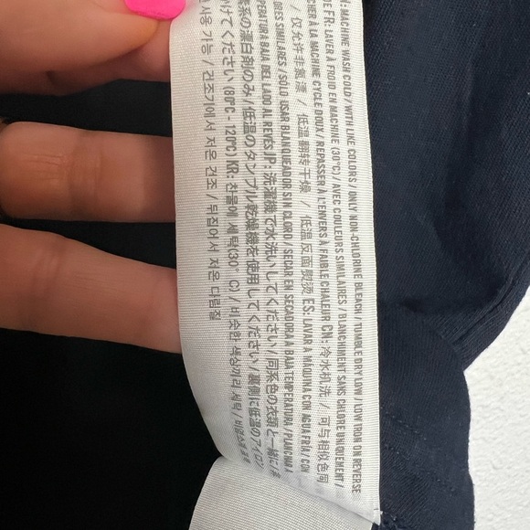 Vintage Abercrombie & Fitch Logo Navy Short Sleeve Muscle Tee X-Large - Picture 6 of 6